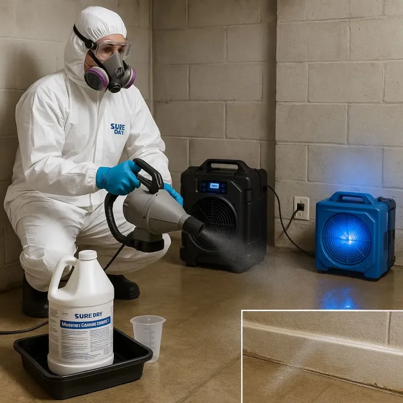 Sanitization and Odor Removal process in Warren, MI