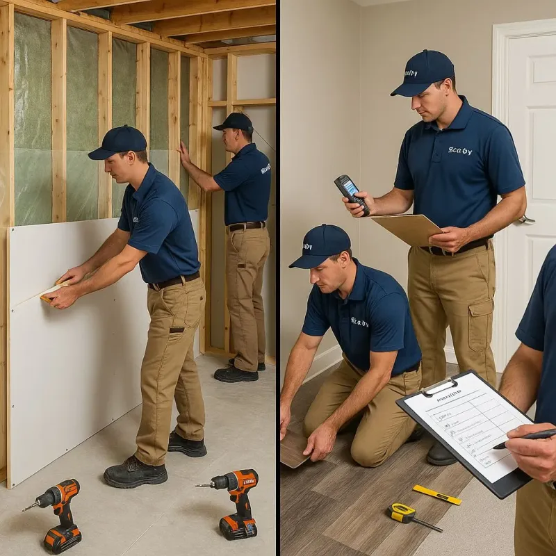 Repairs and Reconstruction process in Warren, MI