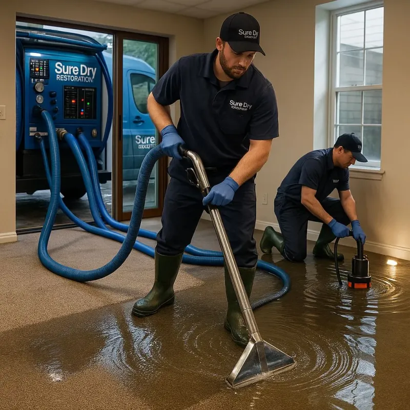 Water Extraction and Removal process in Warren, MI
